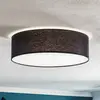 Image de TK Lighting Plafonnier Rondo, gris foncé Ø 45 cm