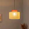 Image de TK Lighting Suspension Duo, Ø 20 cm, brun rouille/brun naturel, jute