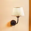 Image de TK Lighting Applique murale Chicago avec abat-jour en lin