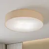 Image de TK Lighting Plafonnier Rondo, beige Ø 80 cm