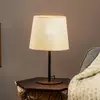 Image de TK Lighting Lampe à poser Chicago avec abat-jour en lin