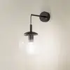 Image de TK Lighting Applique murale Esme, transparente, hauteur 45 cm, verre, E27