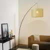 Image de TK Lighting Lampe sur pied Moby Green avec abat-jour en tissu