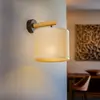 Image de TK Lighting Applique murale Deva Nature, textile, bois