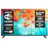 Image de KIANO Téléviseur Intelligent 50" Elegance   4K UHD (3840×2160), HDR10, Android 11   Triple Tuner DVB-T2/S2/C   Bluetooth, Wi-FI   3 Ports HDMI, 2 Ports USB, CI+   Design Métallique   VESA 200×300