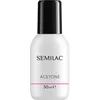 Image de Semilac Remover Acetone Dissolvant pour vernis à ongles 50 ml Pour vernis hybride UV LED Nettoyant pour vernis à ongles pour manucure et pédicure Testé dermatologiquement