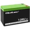 Image de Qoltec Batterie AGM 53062 | 12 V | 7,2 Ah | Max 108 A
