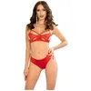 Image de Chilirose Ensemble de Lingerie Rouge M