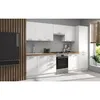Image de ATLAS Cuisine complète 8 éléments - Décor blanc - L300 x H52 x H82 cm - Plan de travail non inclus