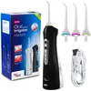 Image de Promedix PR-770 IPX7 irrigateur dentaire pour les dents sans fil 3 bouts noir (PR770)