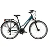 Image de KROSS Trans 4.0 Vélo de trekking pour femme 28" Cadre L Vélo de trekking Shimano 21 vitesses Turquoise