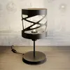 Image de SIGMA Lampe de table Modul Frez abat-jour motif Ø17,5cm noir