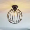 Image de HELam Plafonnier Cumera avec abat-jour sphérique ouvert, Ø 24 cm