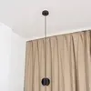Image de HELam Suspension GAMBIT, noir, Ø 10 cm, métal, GU10-LED
