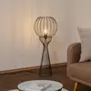 Image de HELam Lampe sur pied Mercure, noir, métal/plastique, hauteur 93 cm