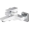 Image de Omnires PM7430CRB Parma Robinet de Baignoire, Chrome/White