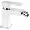 Image de Omnires RLSDXYZ05601 Parma Robinet de Bidet, Chrome, White, 12.5 cm x 5 cm x 14 cm