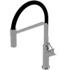 Image de Omnires VI6350BLCR, Robinet de cuisine VITA, Chrome/Matte black