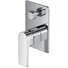 Image de Omnires BA7835CR Baretti Robinetterie de Douche et de Bain encastrée, Grey