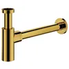 Image de Decorative Washbasin Siphon 1 1/4 Inch Gold Brass