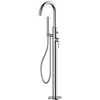 Image de Omnires Y1233CR, Robinet de baignoire sur pied Y, Chrome