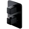 Image de Omnires PM7436BL Parma Robinet thermostatique de Douche et de Baignoire à encastrer, Black