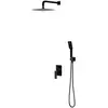 Image de Omnires SYSPM10BL Flush-Mounted Shower System Complete Set Brass