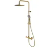 Image de Omnires Y1244LUXLGL, Système de douche thermostatique en saillie Y, Gold