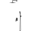 Image de Omnires SYSPM10GR Parma Système de Douche encastré, Graphite