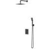 Image de Omnires SYSPM11GR Parma Système de Douche thermostatique encastré, Graphite