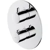 Image de Omnires Y1236ROCR Y Robinet thermostatique de Douche et de Bain à encastrer (élément extérieur), Grey