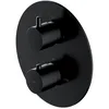 Image de Omnires Y1236ROBL Y Robinet thermostatique de Douche et de Bain à encastrer (élément extérieur), Black