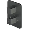Image de Omnires PM7436GR Parma Robinet thermostatique de Douche et de Baignoire à encastrer, Graphite