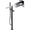 Image de ECOLAM Contour Robinet de Baignoire sur Pied, Chrome