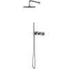 Image de Omnires SYSCT10CR Contour Système de Douche encastré, Chrome