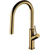 Image de Omnires BE6455GL, Robinet de cuisine BEND, Gold