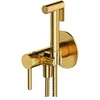 Image de Omnires SYSYBI2GLB Y Système de Bidet encastré, Gold/Black