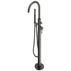 Image de Omnires Y1233GR Y Robinet de Baignoire sur Pied, Graphite