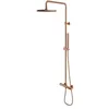 Image de Omnires Y1244SUCPB, Système de douche thermostatique en saillie Y, Brushed copper