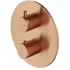 Image de Omnires Y1236ROCPB Y Robinet thermostatique de Douche et de Bain à encastrer (élément extérieur), Copper