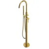 Image de Omnires Y1233BSB Y Robinet de Baignoire sur Pied, Brass