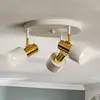 Image de Argon Spot pour plafond Destin, à 3 lampes, blanc/laiton