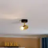Image de Argon Spot pour plafond Lund en noir et or, à 1 lampe