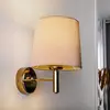 Image de Argon Applique murale Polo, beige/laiton foncé