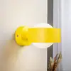 Image de Argon Applique murale Mado en acier, jaune, à 1 lampe