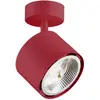 Image de Argon Spot pour plafond Chloe réglable à 1 lampe, rouge
