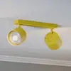 Image de Argon Spot pour plafond Chloe réglable à 2 lampes, jaune