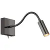 Image de Argon Applique murale Ojos, anthracite, lampe de lecture, réglable, 33 cm, G9