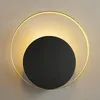 Image de tooLight Applique murale intérieure APP992-W lampes murales en Aluminium, métal pour le salon, la chambre à coucher (or noir)