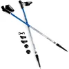 Image de Spokey Meadow Bâtons de randonnée Pliables, Pliables, réglables 105-135 cm, bâtons de Marche Nordique pour Femmes et Hommes avec système d'absorption